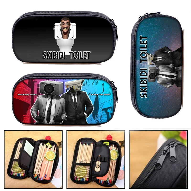 Printed Single Layer Pen Case Polyester 1