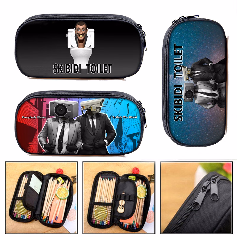 Printed Single Layer Pen Case Polyester