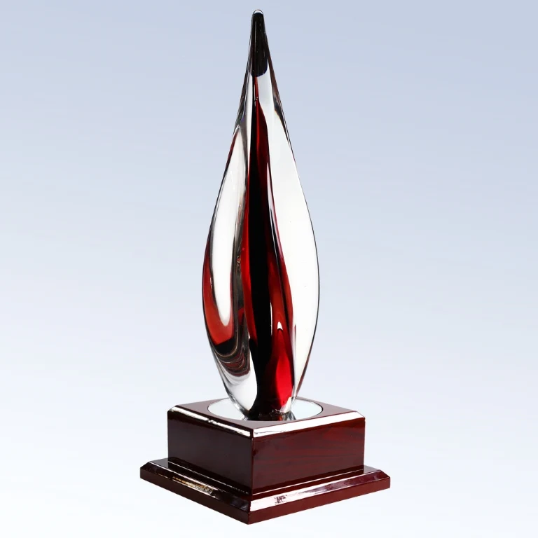 Black Contemporary Award w/Rosewood Base Award 1