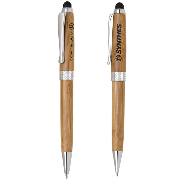 Eco VI Stylus Tool with Bamboo Ballpoint Pen and Pencil Set 1