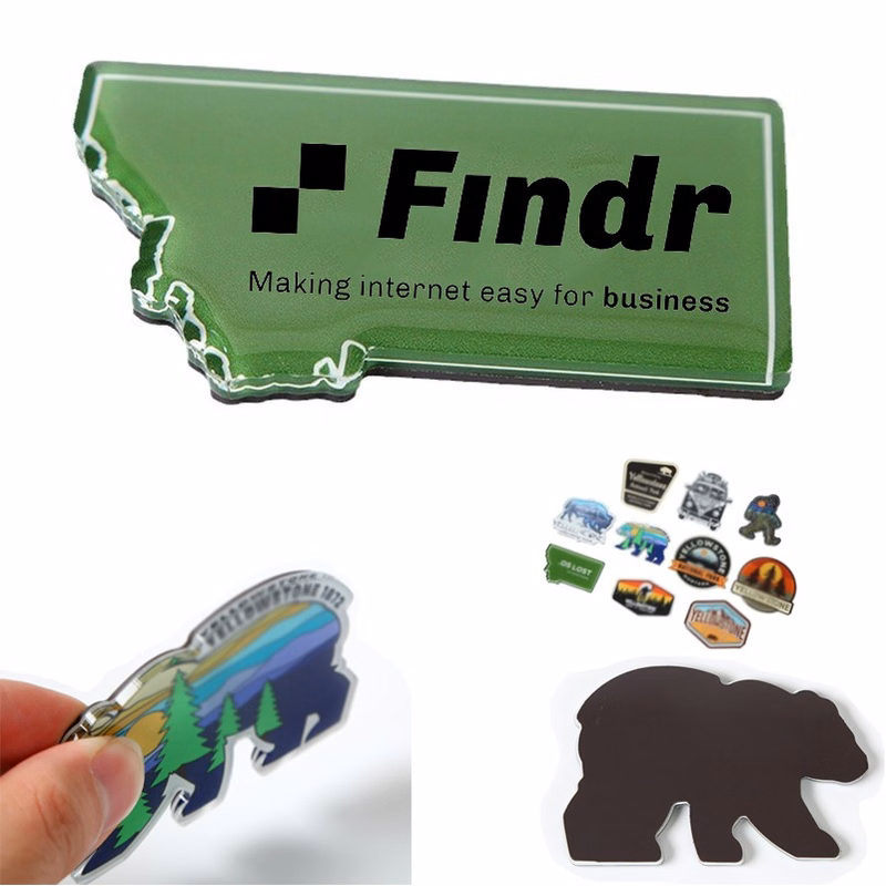Acrylic Magnetic Refrigerator Magnets Custom