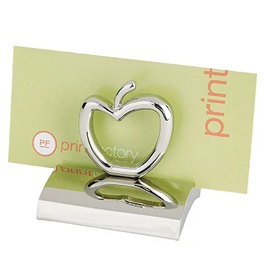 APPLE CHROME METAL BUSINESS CARD HOLDER HD 1