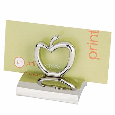 APPLE CHROME METAL BUSINESS CARD HOLDER HD