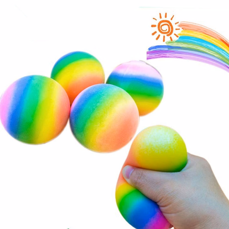 Rainbow Stress Ball Fidget Toy