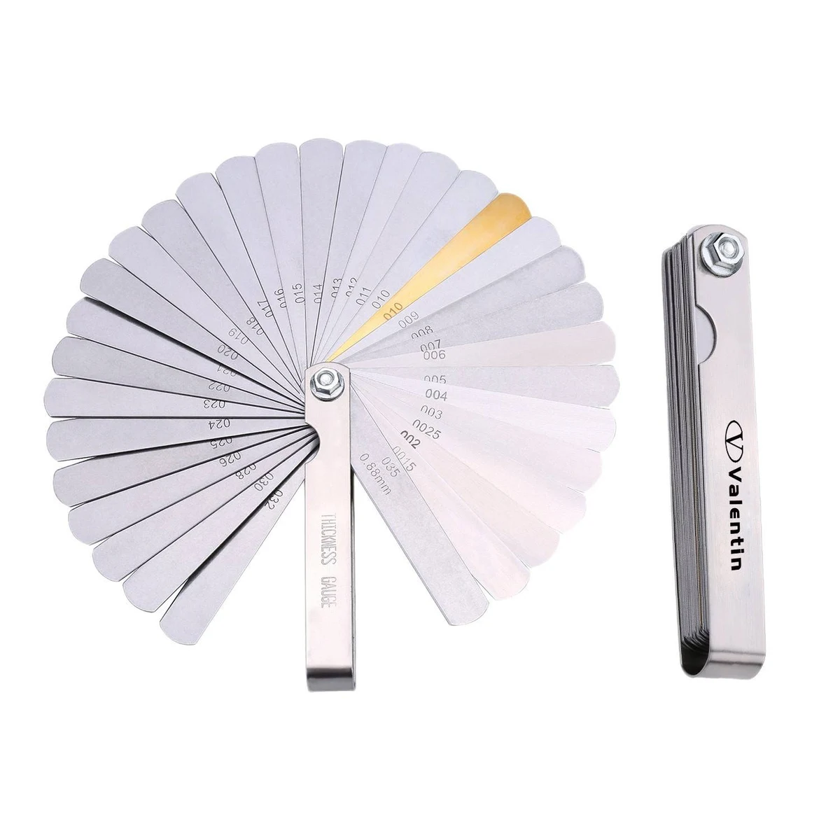 32 Blades Steel Feeler Gauge 1