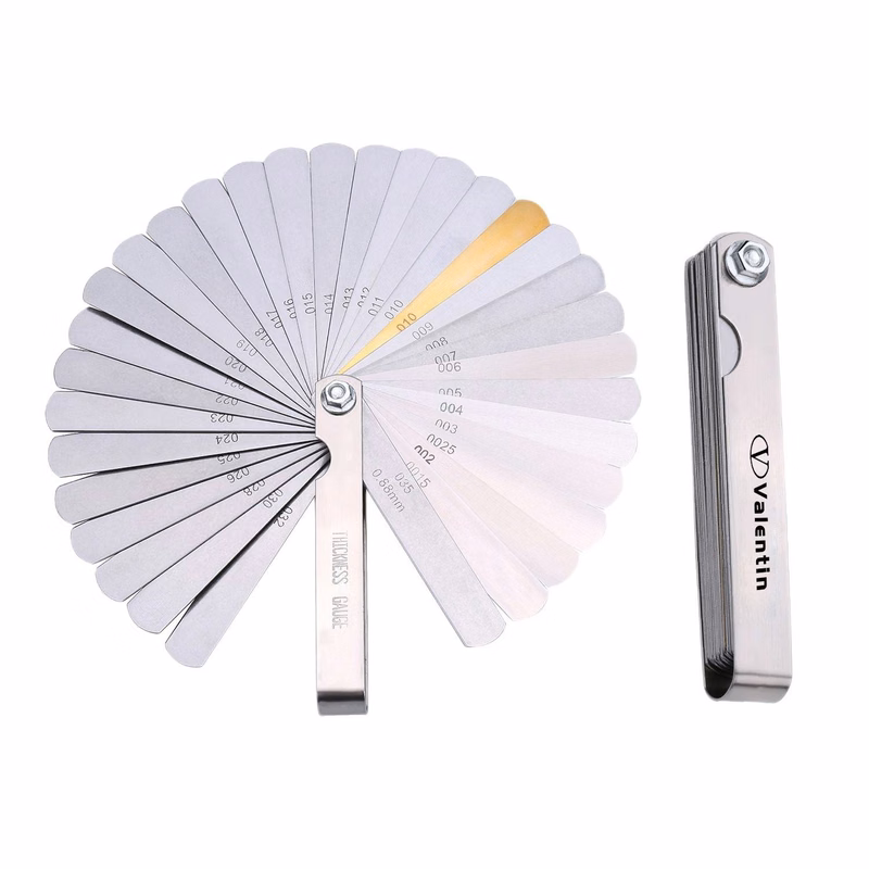 32 Blades Steel Feeler Gauge