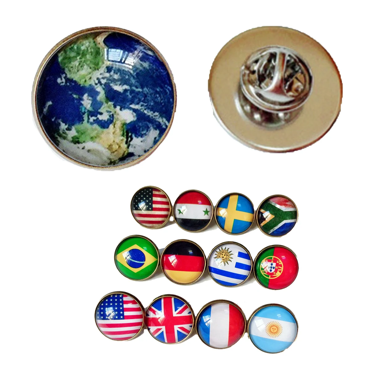 Full Color Theme Badge Brooch Pin 1