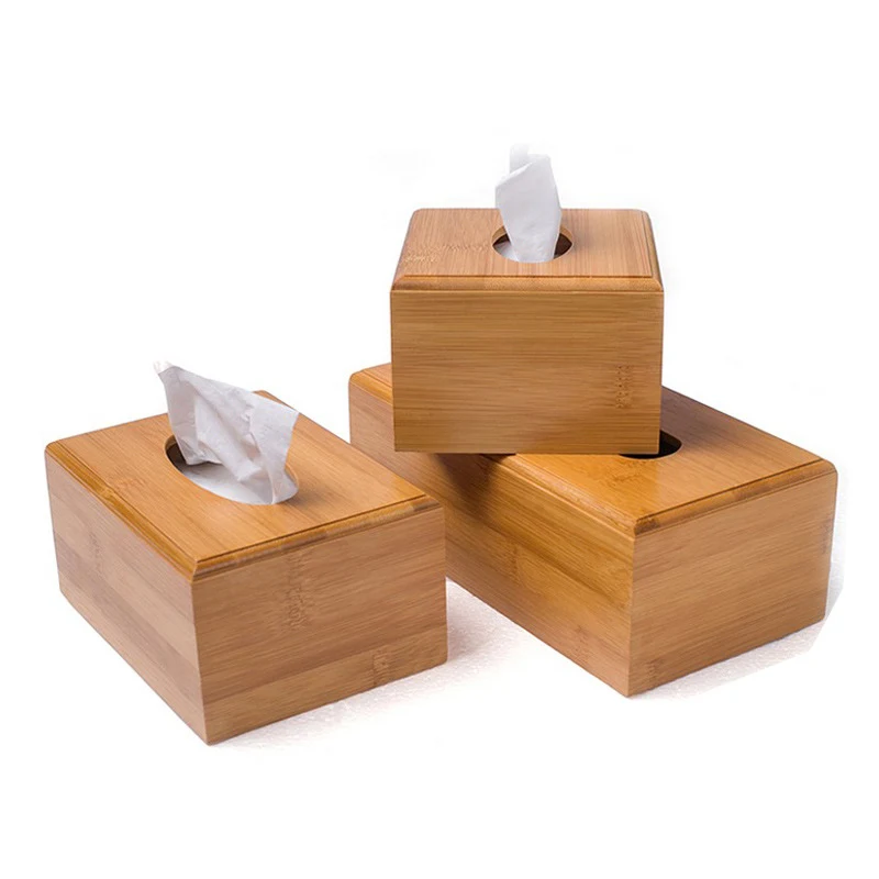 Bamboo Tissue Box 1