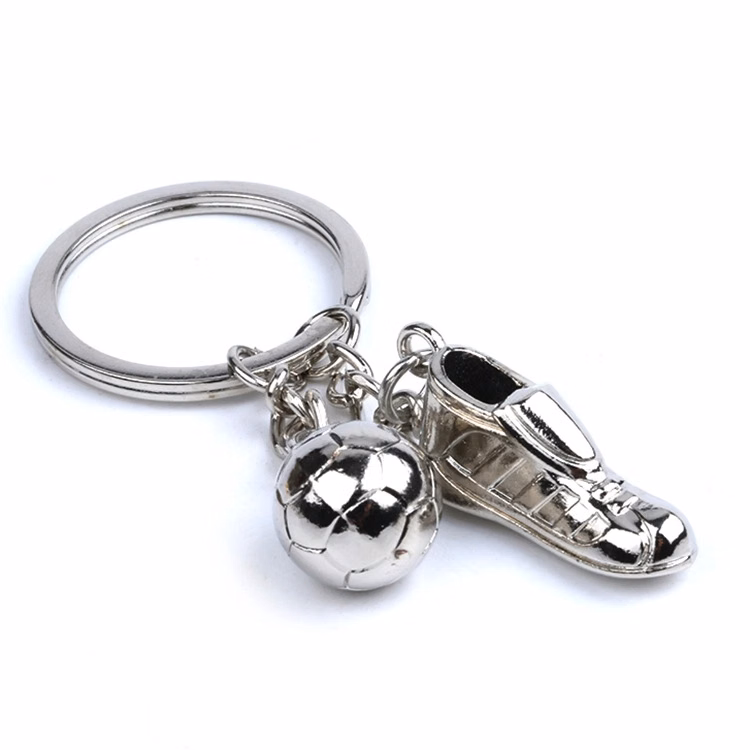 Soccer Ball & Shoes Key Ring