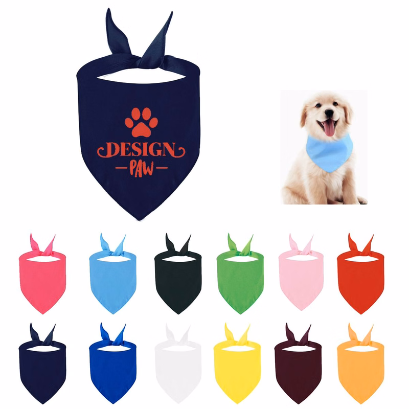 Personalized Polyester Pet Bandana