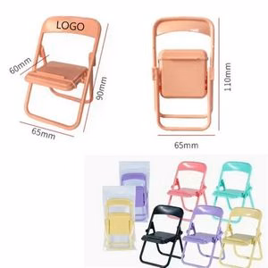 Mini Folding Chair Cell Phone Stand Desktop Foldable