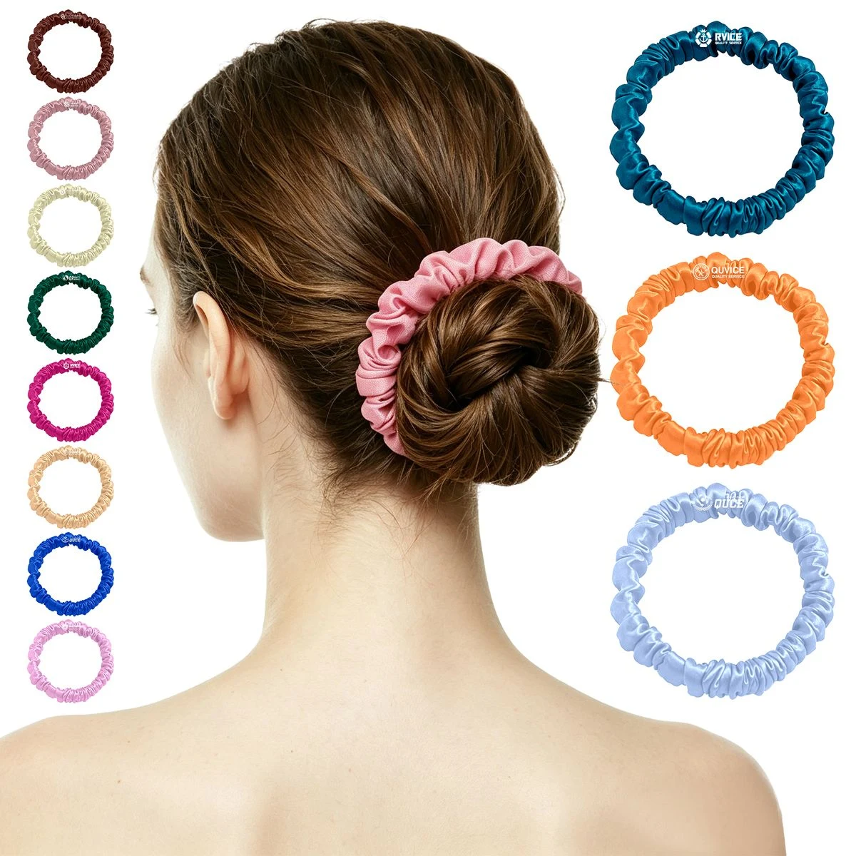 19 Momme Mulberry Silk Hair Scrunchie 1