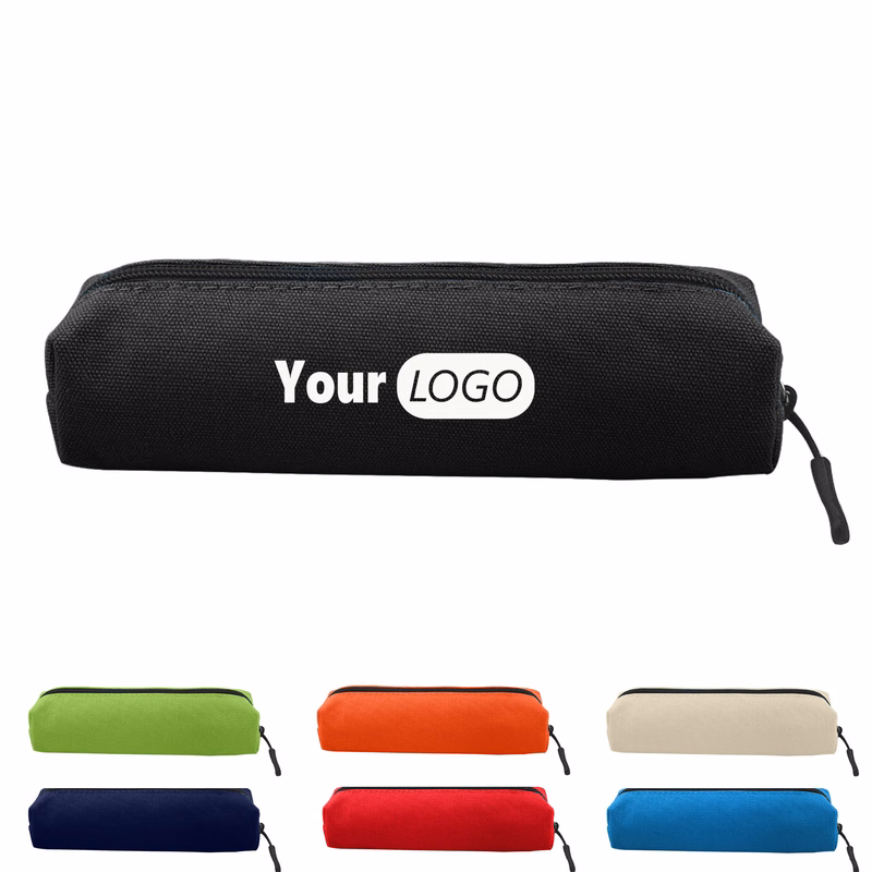 Multicolor Canvas Pencil Case