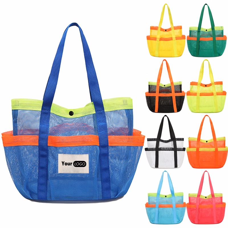 Polyester Multi Pocket Large Tote Bag