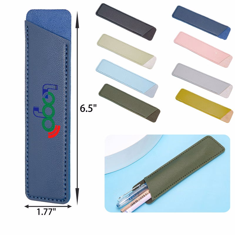 PU Leather Soft Pen Sleeve Pouch
