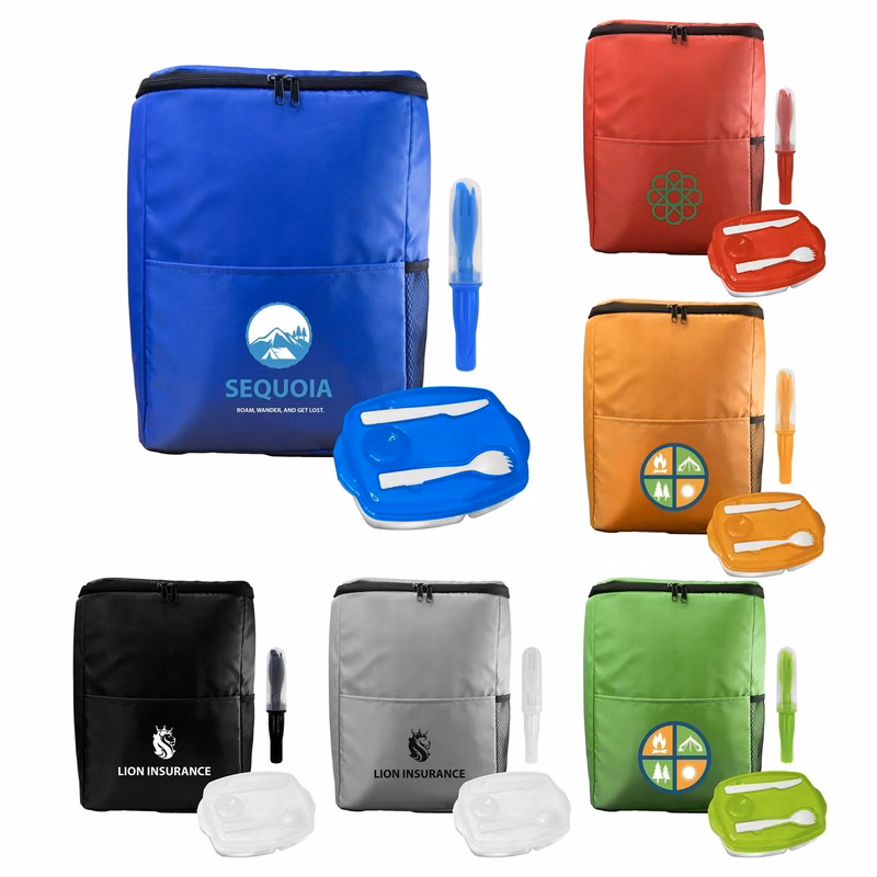 Sporty Lunch Tray & Cutlery Set