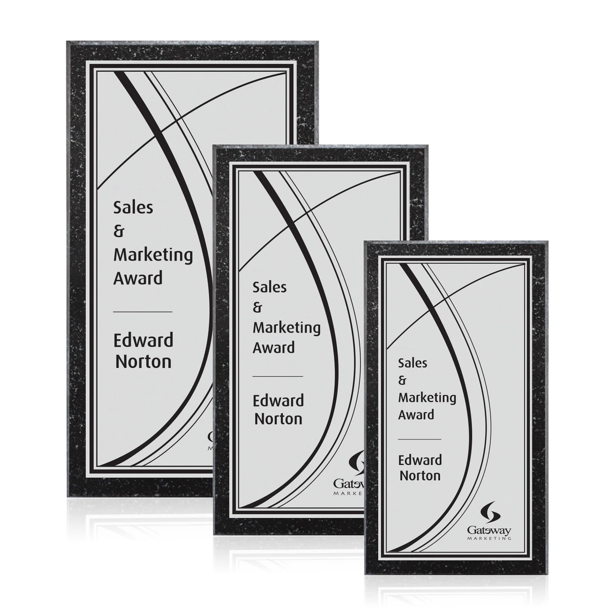 Baltimore/Everett Plaque - Silver/Tall 1