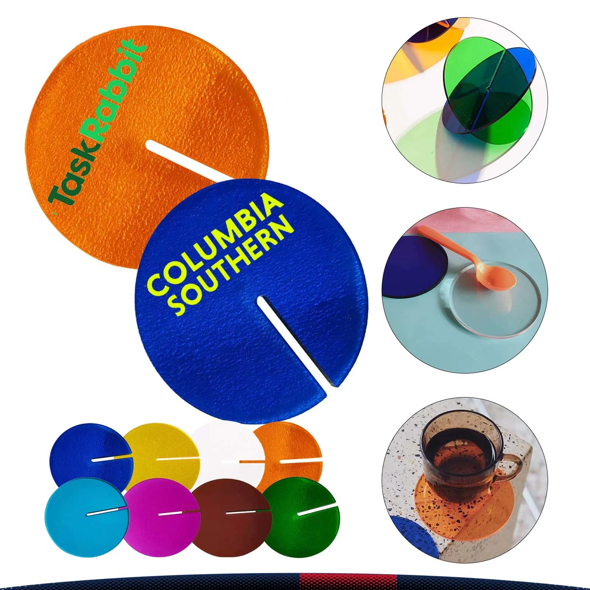 Colorful Acrylic Coaster 1