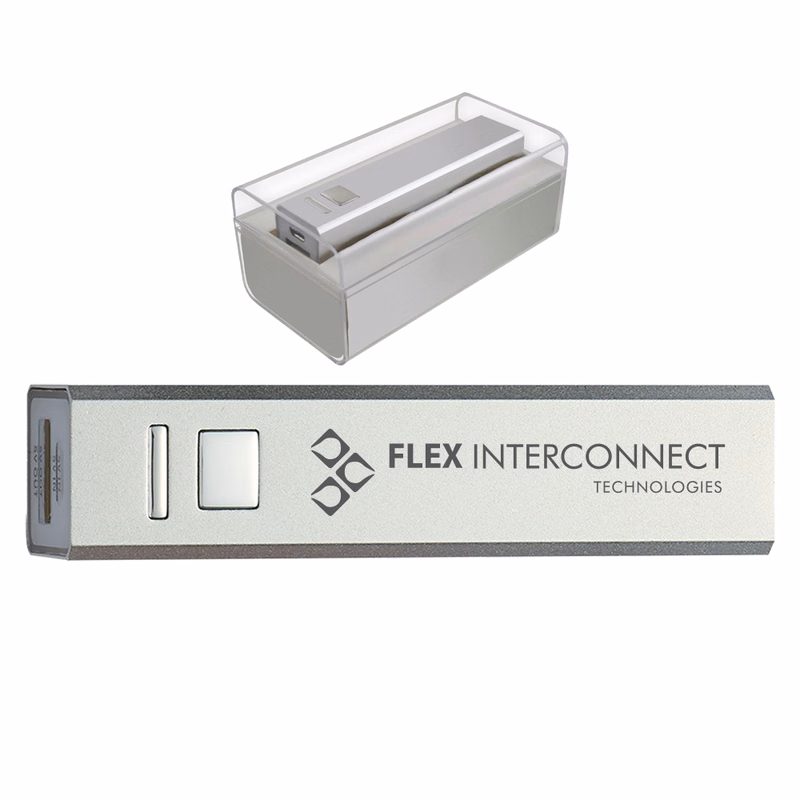 2600 mAh Power Bank with Plastic Display Box