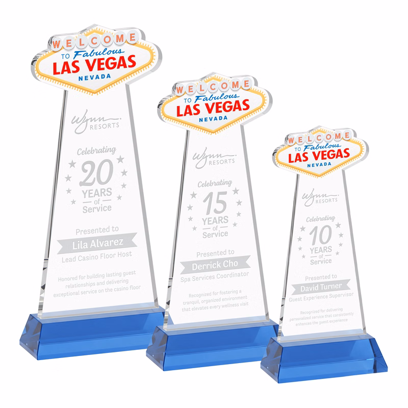 Las Vegas Award on Hartford Base - Sky Blue