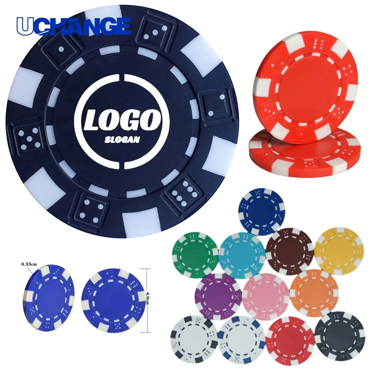 Custom ABS Chips Coin for Games 1