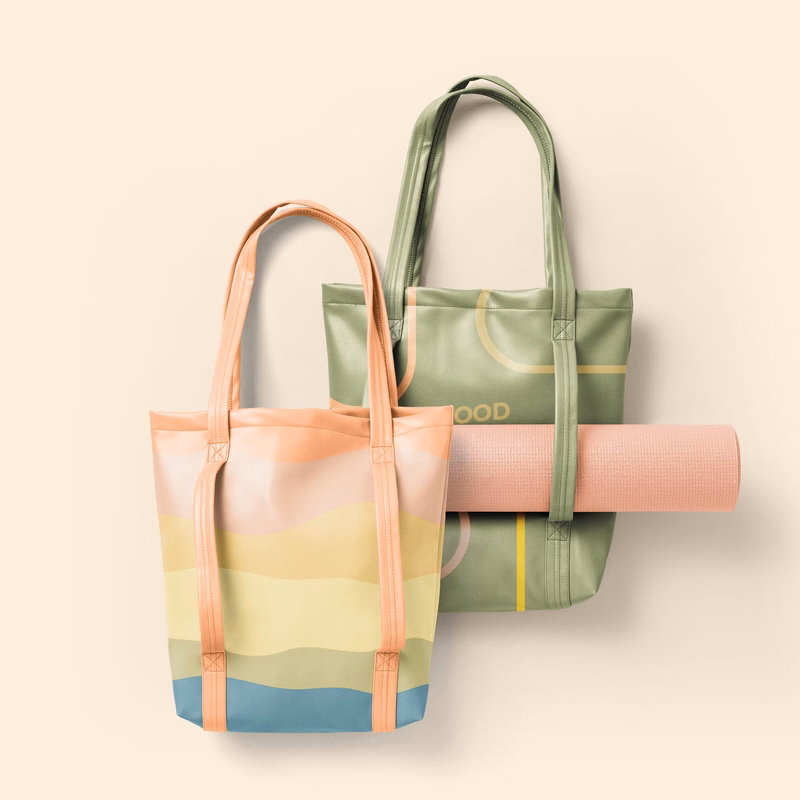 SHAMWOW YOGA TOTE - VEGAN LEATHER