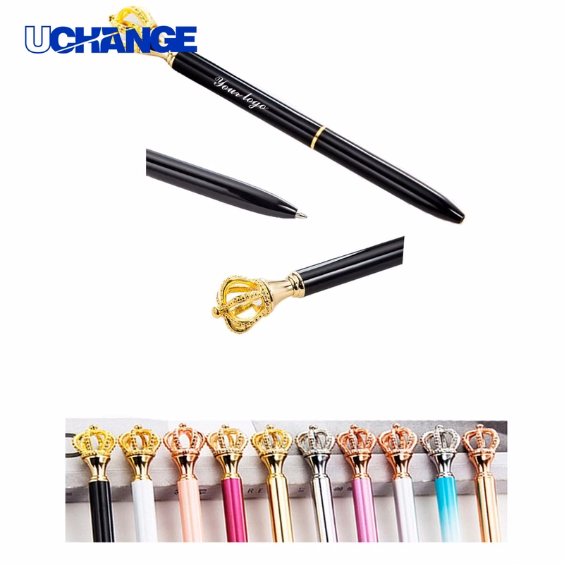 Metal Royal Crown Ballpoint Pen for Luxury