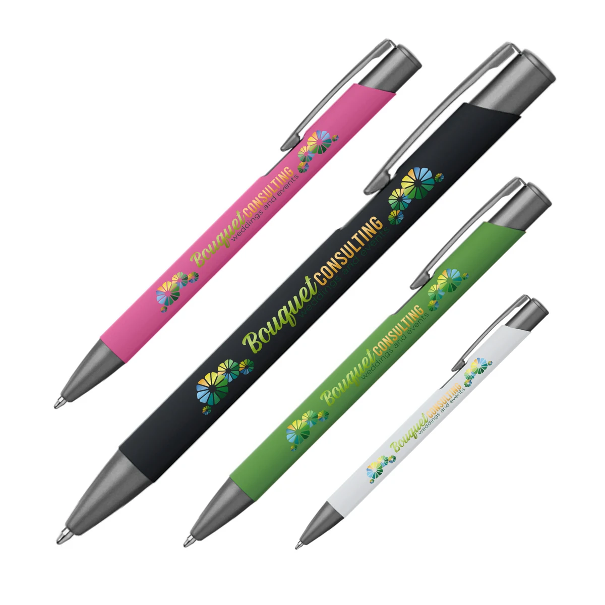 Atherton Softy Metal Pen (Full Color Imprint) 1