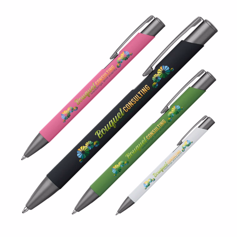 Atherton Softy Metal Pen (Full Color Imprint)