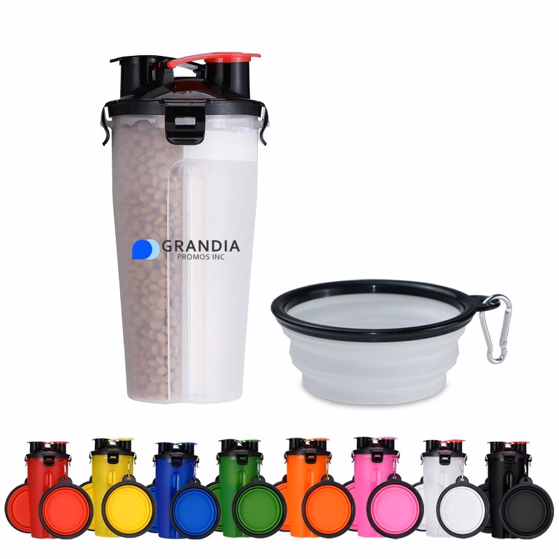 2-In-1 Pet Water Food Bottle