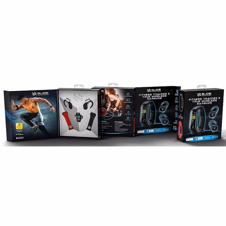 Fitness Tracker and Wireless Earbuds Sport Pack