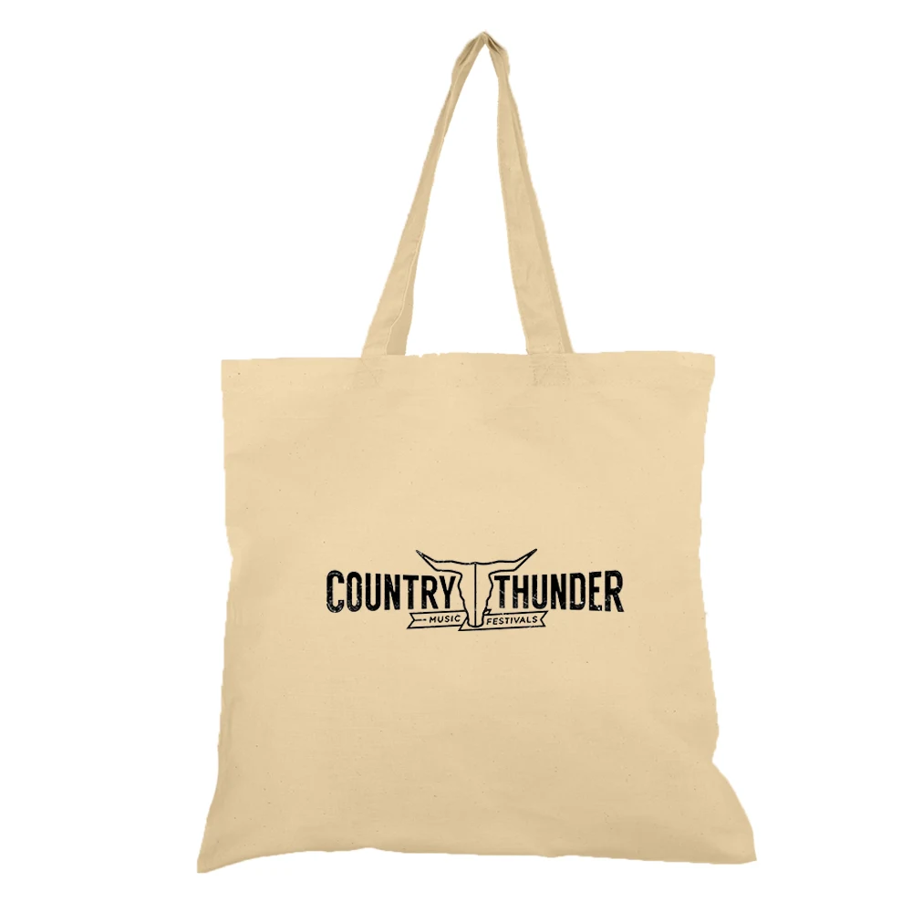 IslandLife 6 Oz Natural Cotton Tote, custom tote bag with logo imprint 1
