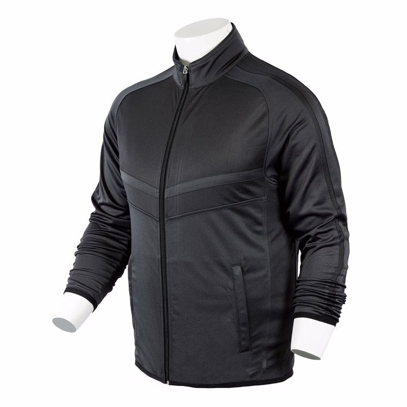 Unisex Stealth Medium Weight Fine Gauge Jersey Knit Warm-Up Jacket