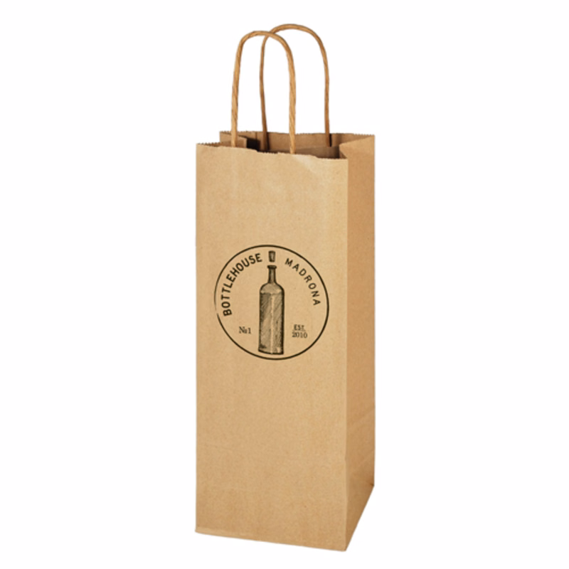 1-Bottle Kraft Bag