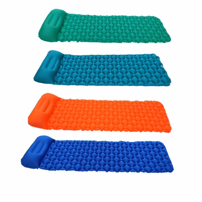 TPU Sleeping Mattress Inflatable Camping Mat With Pillow