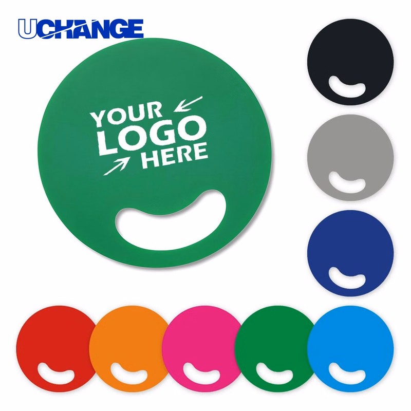 Handle-Less Round Advertising Hand Fan