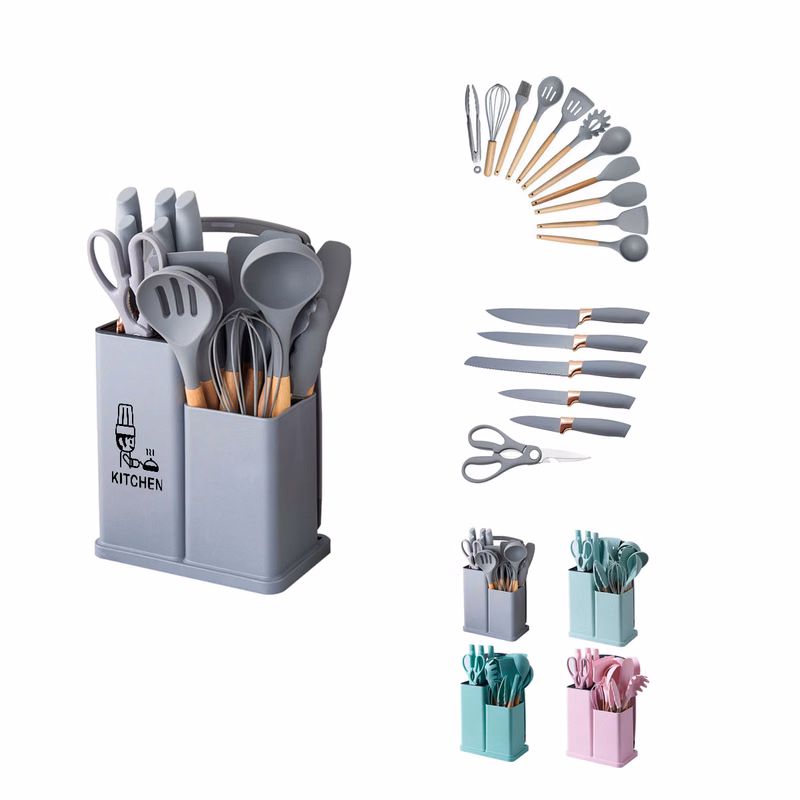 19-in-1 Silicone Kitchen Tool Set