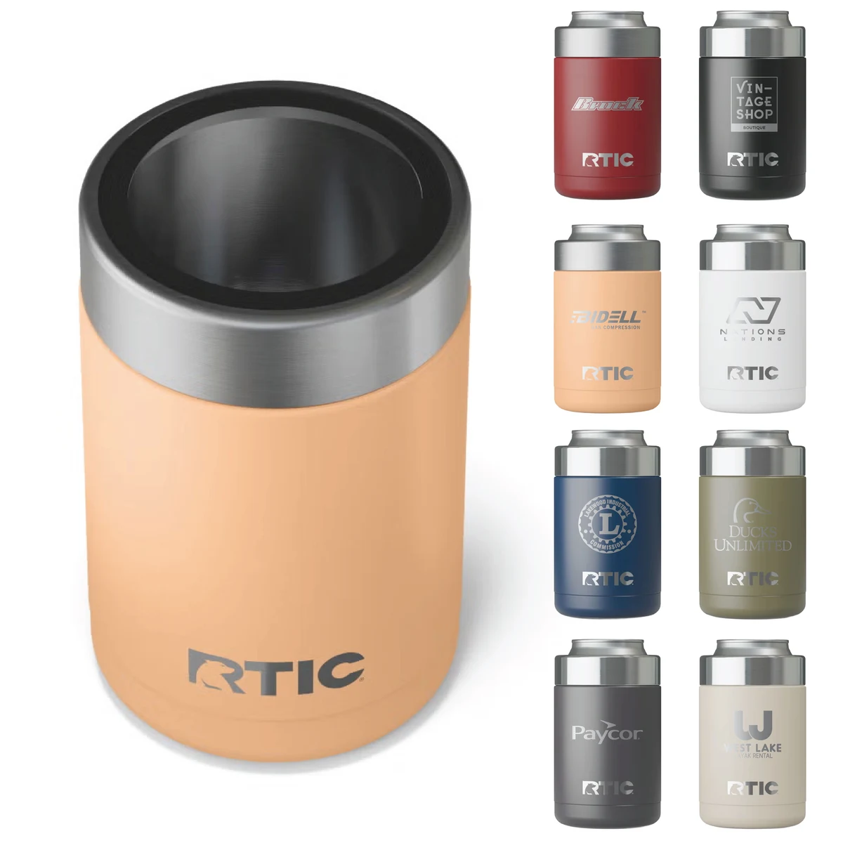 RTIC 12oz Stainless Steel Can Cooler 1