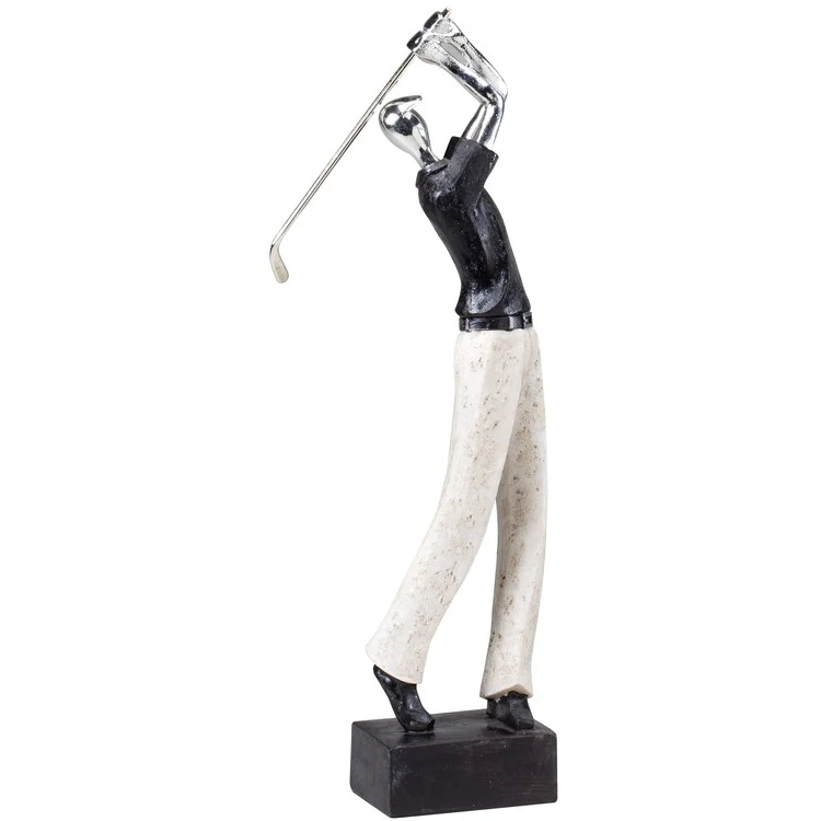 Golfer - Male, Large Golf Design Series Resin, 15-1/2" 1