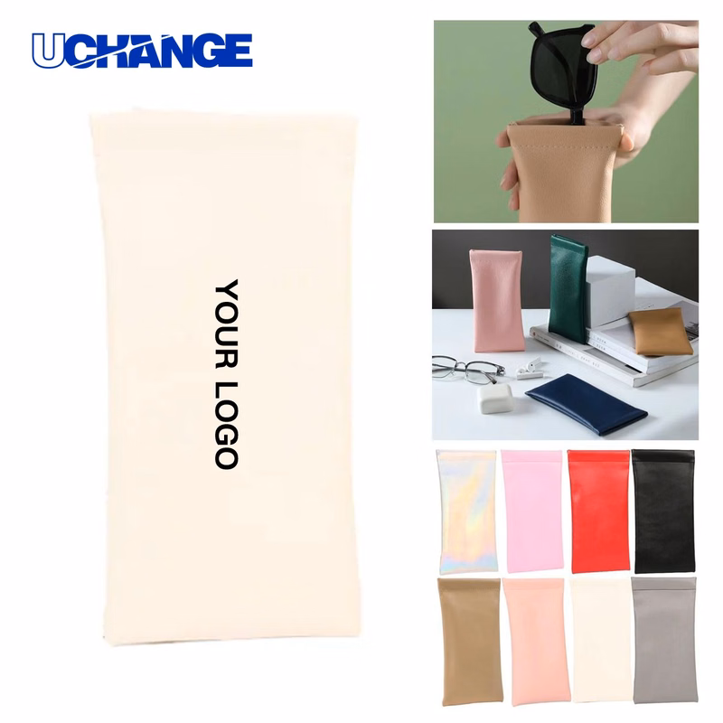 PU Soft Dustproof Sunglasses Pouch