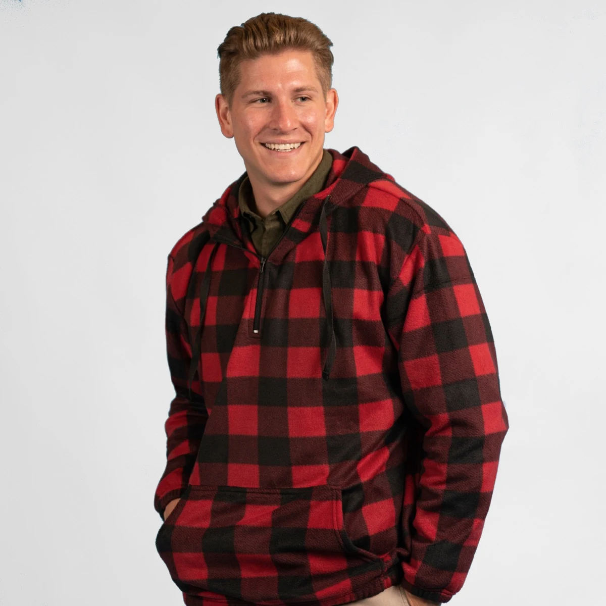 1/4 Zip Polar Fleece Pullover 1