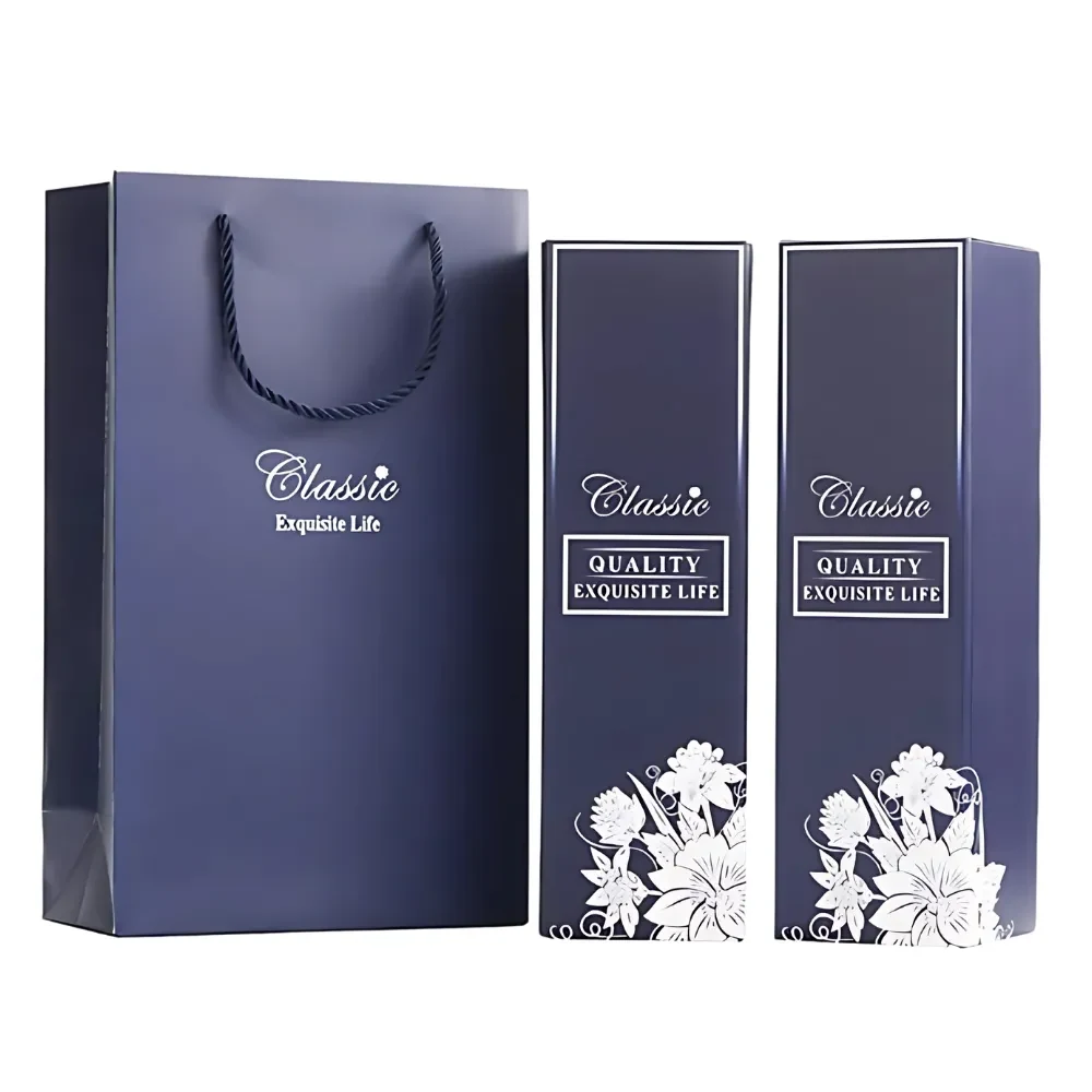 2-Bottle Wine Gift Box with Paper Bag 1