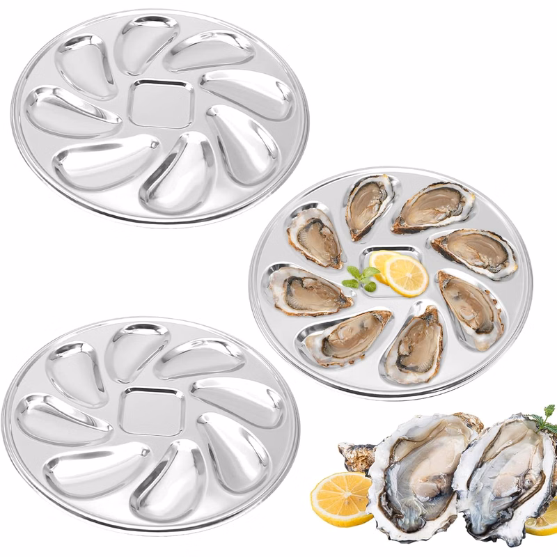 8 Slots Oyster Grill Pan