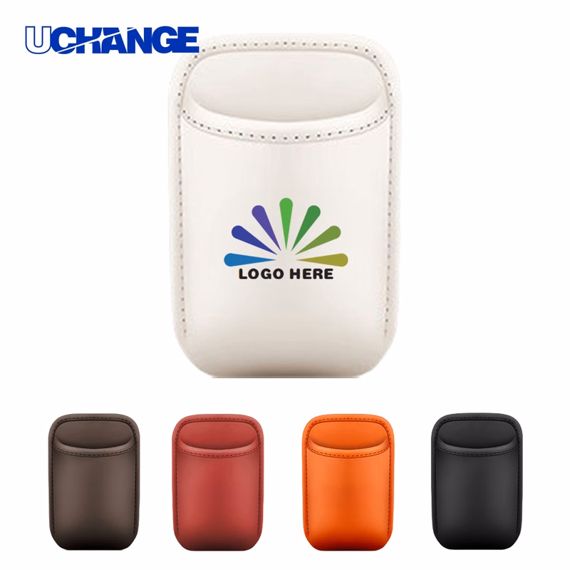 Auto Leather Door Cup Pouch for Car Organization