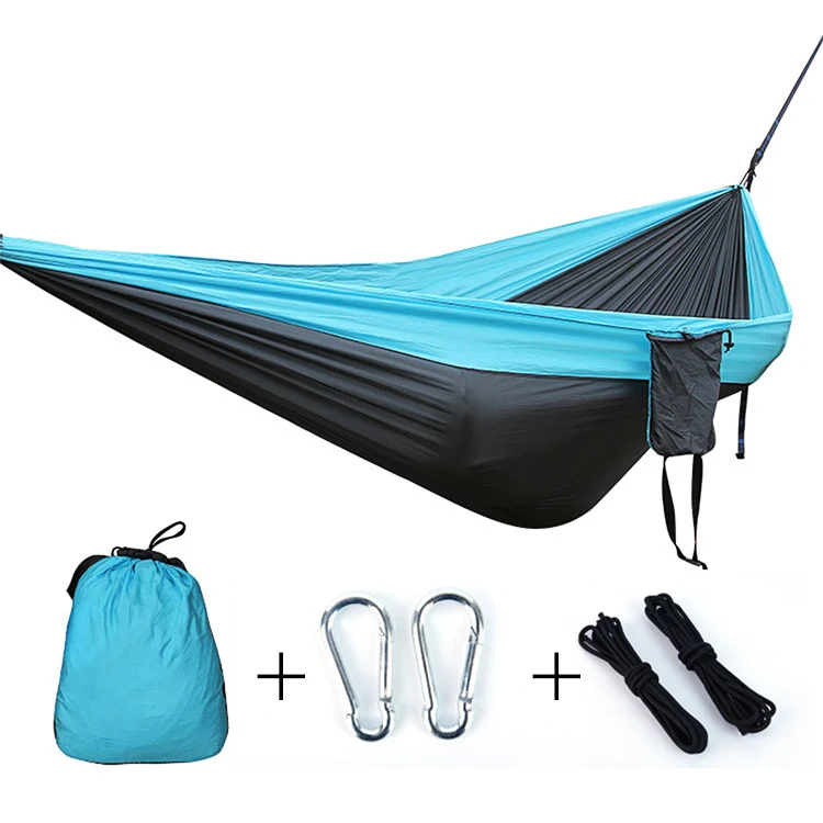 Camp Packable Nylon Hammock With Rope 1