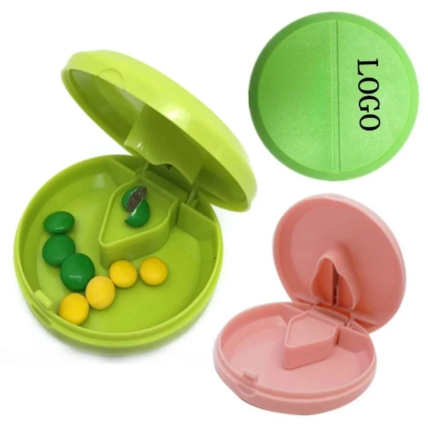 Round Pill Box With Cutter 1