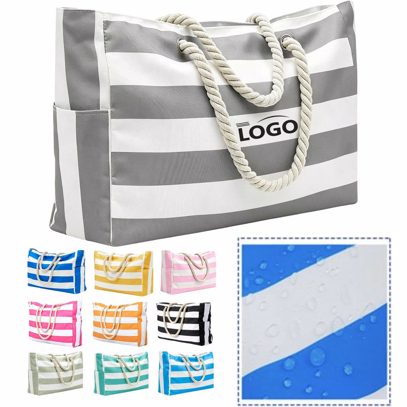 Large Capacity Waterproof Sandproof Beach Bag Tote