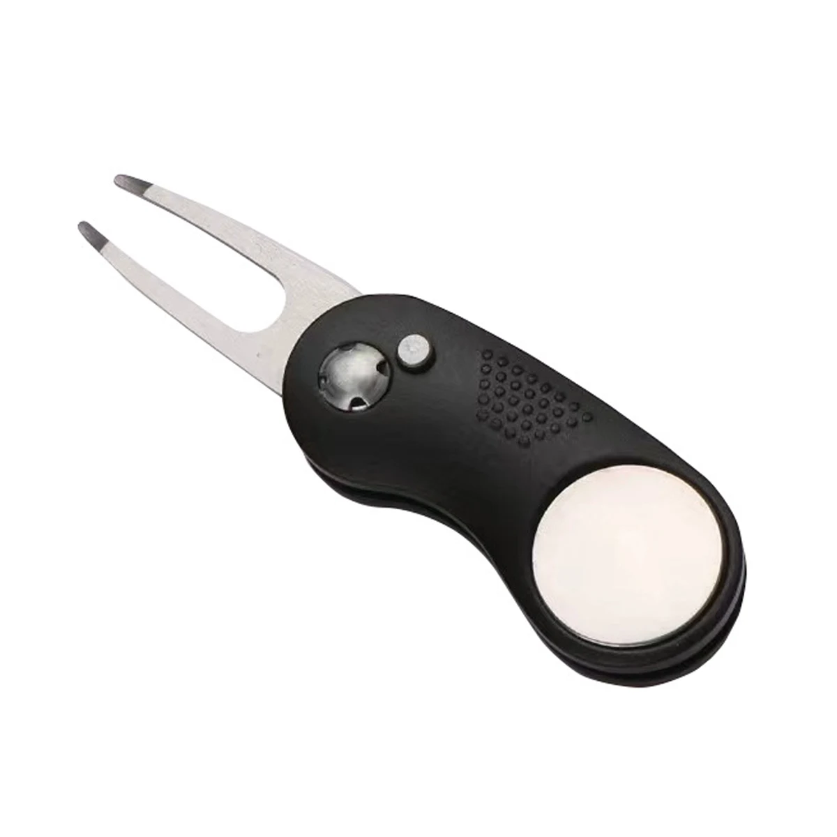 Magnetic Pop-up Button Foldable Golf Divot Tool 1