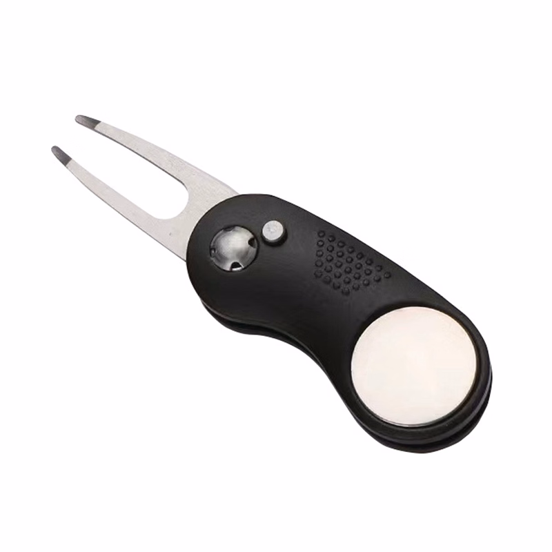 Magnetic Pop-up Button Foldable Golf Divot Tool