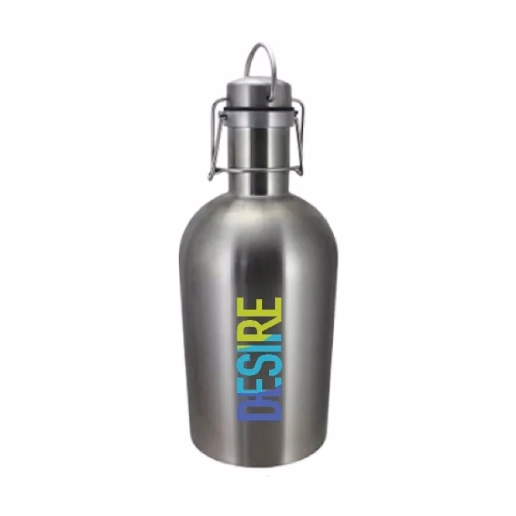 64 Oz. Stainless Steel Craft Beer Growler